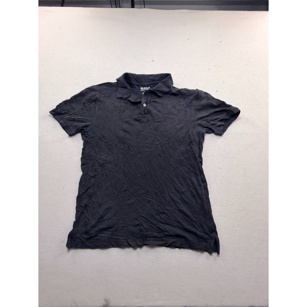 Arizona Jean Co Polo Shirt Mens Medium Black Excellent Short Sleeve Cotton